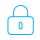 secure lock icon